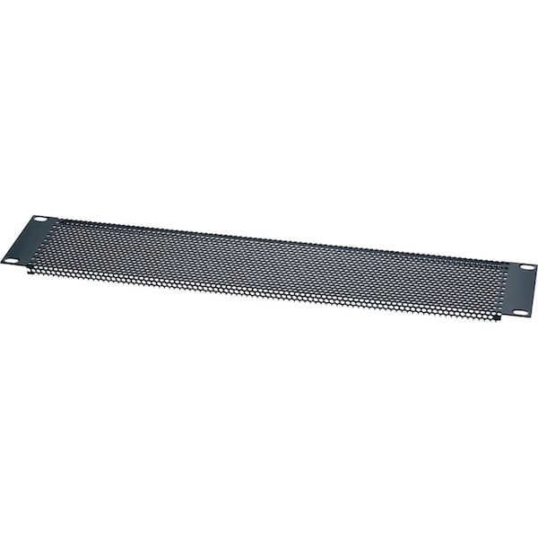 Chief Chief 4U Perforated Steel Vent Panel - Steel - Black Powder Coat - 4U Rack Height - PVP-4
