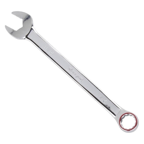 Llave Combinada Vulcan, SAE, Cabeza de 11/16 pulgadas, Acero de Vanadio Cromado, Espejo Pulido - PG11/16