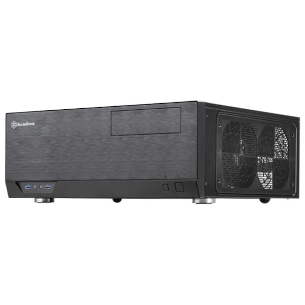 Silverstone Silver Stone  Grandia Series Aluminum HTPC for ATX-SSI-CEB Computer Case - GD09B