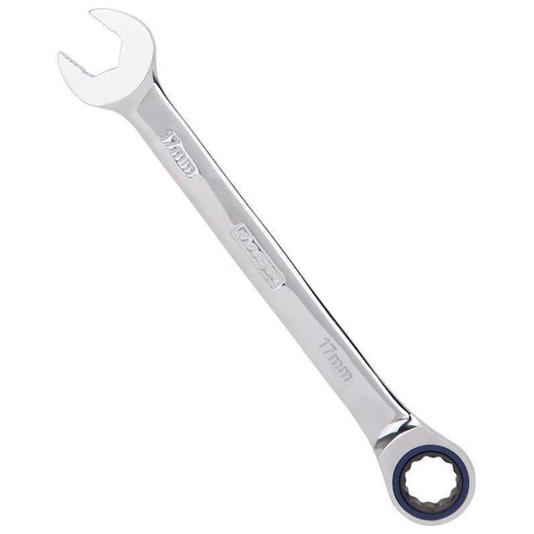 Llave Combinada Vulcan, Métrica, Cabeza de 17 mm, Acero de Vanadio Cromado, Pulido Espejo - PG17MM