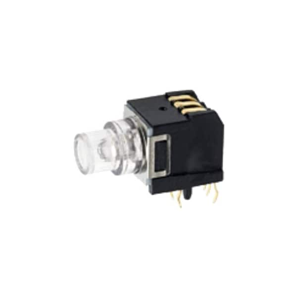 Interruptor de teclado C&K Components, 1 interruptor, SPDT, táctil momentáneo, 0.1A, 32Vdc, 4N, terminal de soldadura, montaje en panel - K5V1BU43P