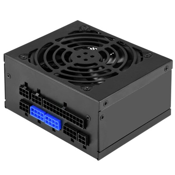 Abacus 92 mm 650 watt SFx Fully Modular 80 Plus Gold PSU with Improved Fan, Black - AB2661812