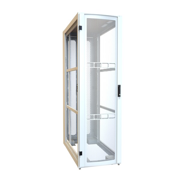 Hammond 42U 24W 48D WHT DATA CABINET - H12442U48WH