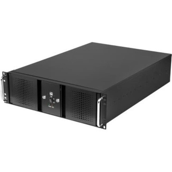 Athena Computer Power Corp Athena Computer Power Corp. RM-DD3U36E808 3U Rackmount Black Steel Chassis - RM-DD3U36E808