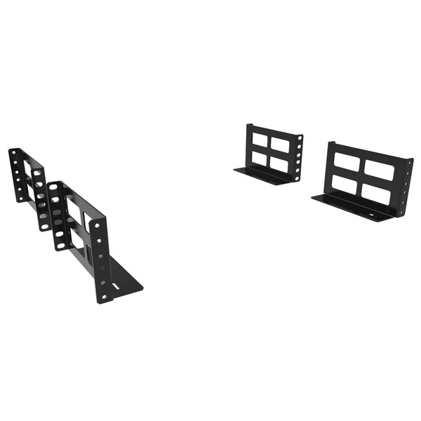 Hammond Hammond Mounting Bracket for UPS, Server, DVR, Computer - Textured Black - 400 lb Load Capacity - RDAB2U15