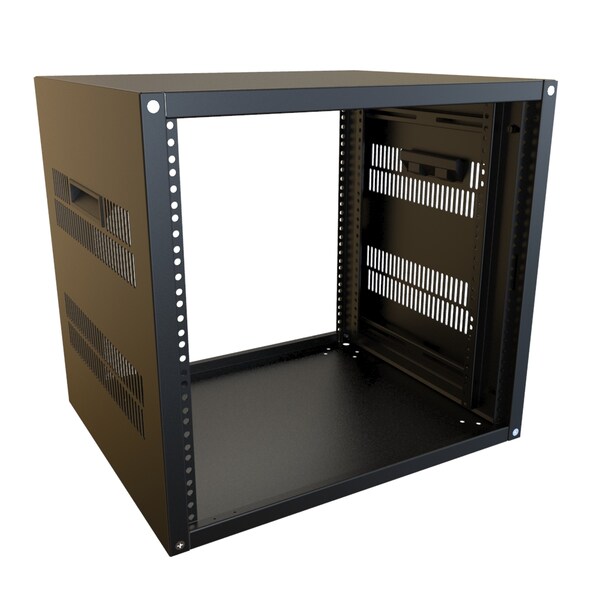 Hammond 10U 17.5D VENTED RACK CABINET - RCHV1901717BK1