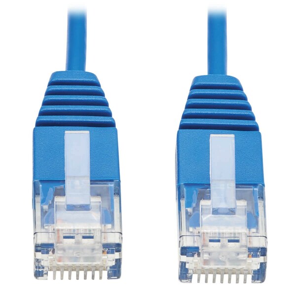 Tripp Lite Cat6 Gigabit Ethrnt Cable Mold, N200-UR10-BL - N200-UR10-BL