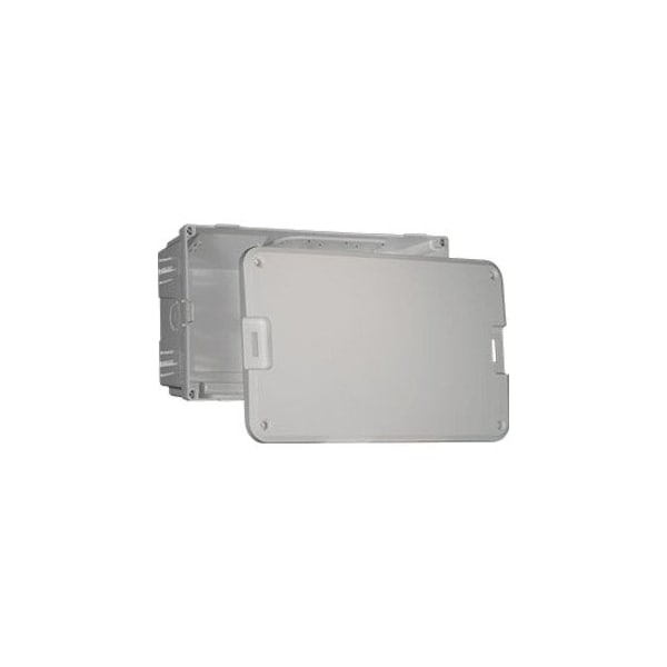 On Q On-Q 8" MDU Enclosure and Cover, Empty - White - EN0800