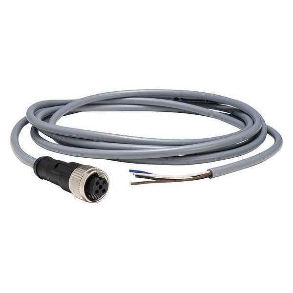 Cable de conexión Telemecanique Sensors, 16.4 pies, gris, 250VCA/300VCD - XZCPV1141L5