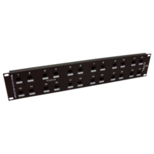 Citel 19" Patch Panel With Protection, Poe B, 48 Port, Rj45 In/Out - PCH48-POE-B
