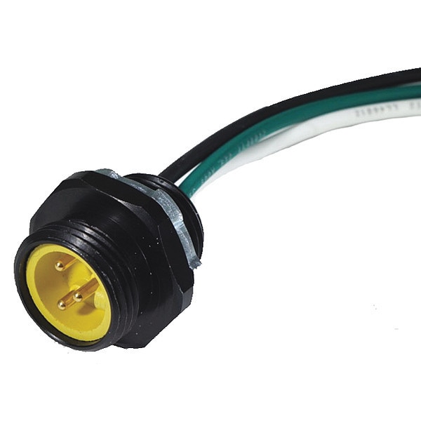 Remke Receptacle, MiniSize, Macho, 4 Polos, 1 ft. - 104P0010M