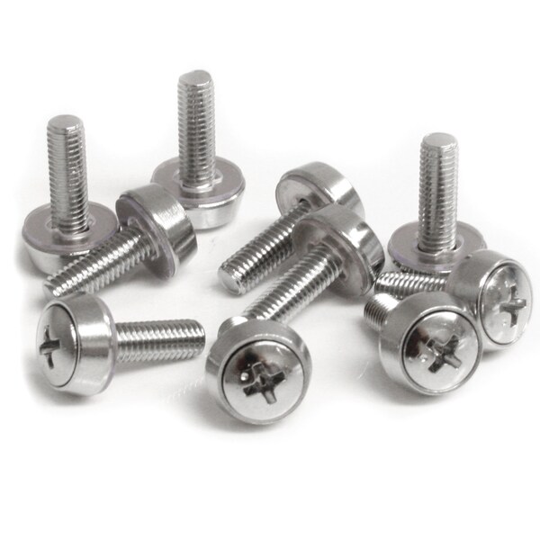 Startech.Com 100 Pack of M5 Mounting Screws - M5 x 12mm Screws - CABSCREWSM5