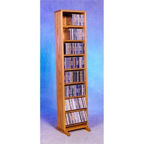 Wood Shed Wood Shed 806-12 Solid Oak Dowel Cabinet for CDs - 806-12