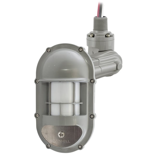 Sensor de ocupación Hubbell Wiring Device-Kellems, PIR, 1600 pies cuadrados, gris - AHP1600WRP