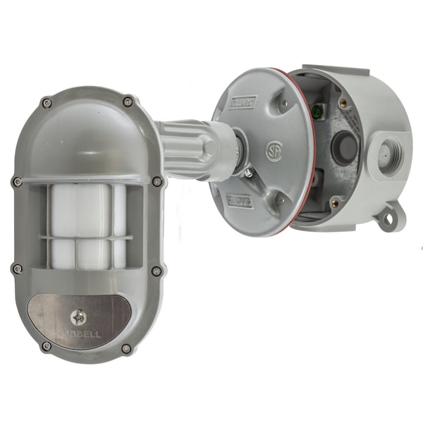 Sensor de ocupación Hubbell Wiring Device-Kellems, PIR, 1600 pies cuadrados, gris - AHP1600WRP