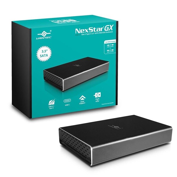 Soundwave USB 3.1 Gen 2 Type-C 3.5 in. SATA HDD & SSD Enclosure - SO3749673