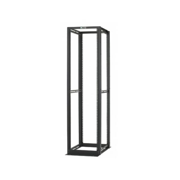 Panduit Rack, 4P, STL, 42RU, 30x23x79in, CNMH, BLK, EA - R4PCN79