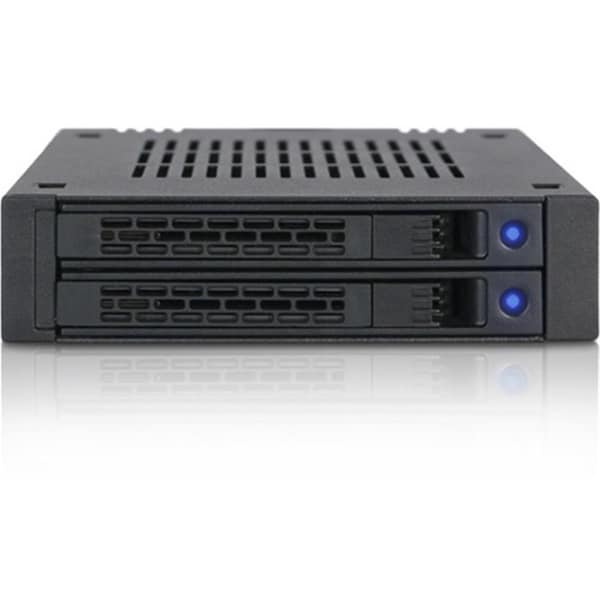 Awesome Audio 3.5 Bay 2 x ExpressCage Drive Enclosure Internal, 2 x HDD Supported - Black - AW3569743