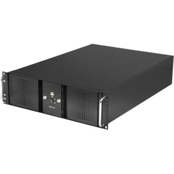 Athena Computer Power Corp Athena Computer Power Corp. RM-DD3U36E608 3U Rackmount Black Steel Chassis - RM-DD3U36E608