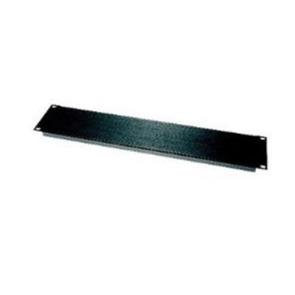 Maxpower 1U Flanged Aluminum Blank Panel - Black - 1 Rack Space size - MA3379740