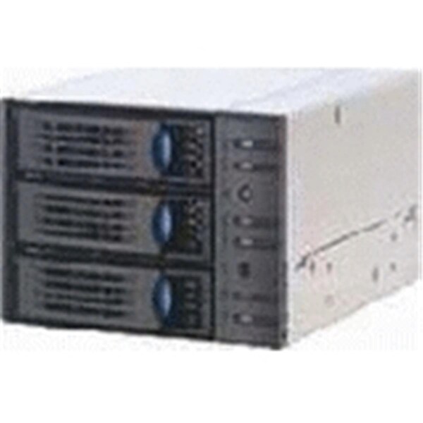 Boombox 3.5 in. 3 Bay HDD Enclosure with 12Gb per Second SAS and SATA Backplane Brown Box - BO1259113