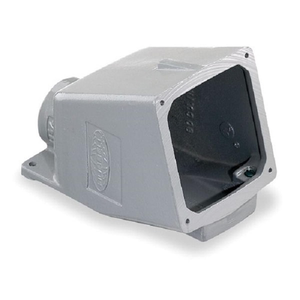 Hubbell Wiring Device-Kellems Hubbell Wiring  100A 15 deg Non Metallic Back Box, Gray - HUBBB1001W