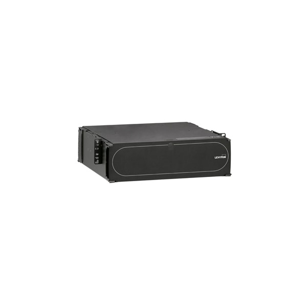 Leviton RACK-MT ENCLOSURE OPT-X 1000I, EMPTY, ADD PLATES/MODS/TRAYS, 3U - 5R3UM-F12