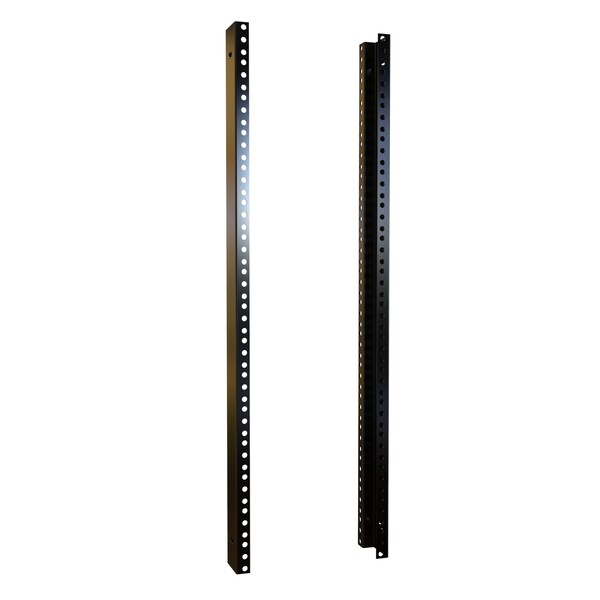 Hammond Hammond Mounting Rail Kit for Server Cabinet - Textured Black - 2 - RCHR1928