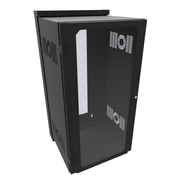 Hammond 24U 23D SWING-OUT WALL CABINET - HWM2424U20WDBK
