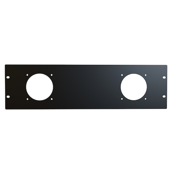 Hammond 3U 2X 3.15IN FAN Panel GRILL - PPFP190802BK1