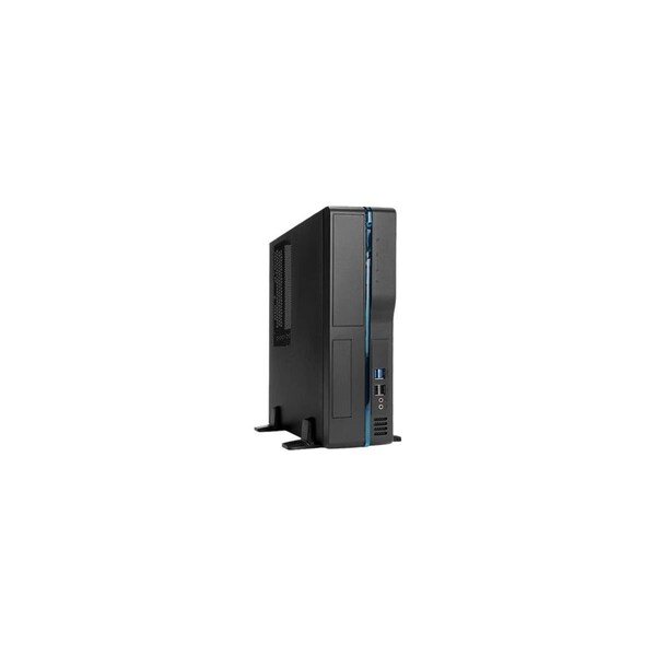 In Win In-Win  Desktop 300W 1-1-2 Bays USB 3.0 Micro ATX Slim Case, Black - BL631.FF300TB3F
