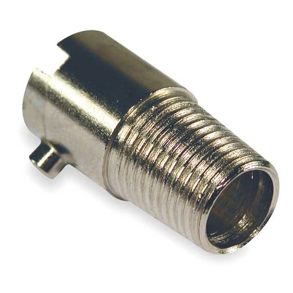 Adaptador de Bayoneta Tempco, 1/8-27 NPT, L 7/8, Plata - TCAR-1005