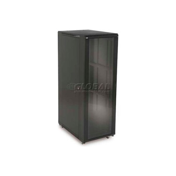 Kendall Howard Kendall Howard 37U LINIER Server Cabinet - Glass/Vented Doors - 36in Depth - 3100-3-001-37