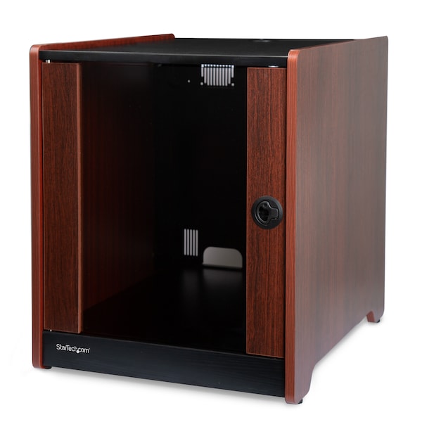 Startech.Com 12U Wood Enclosed Office Server Rack - 300lbs Capacity - RKWOODCAB12