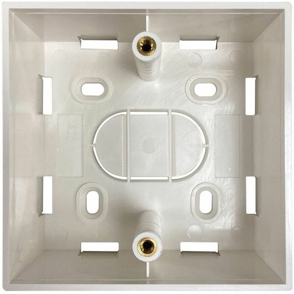 Tripp Lite SINGLE-GANG SURFACE MOUNTING BOX UK STYLE 86 X 86 X 47MM WHITE - N042U-MB1