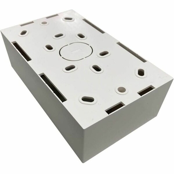 Tripp Lite DOUBLE-GANG SURFACE MOUNTING BOX UK STYLE 86 X 147 X 47MM WHITE - N042U-MB2