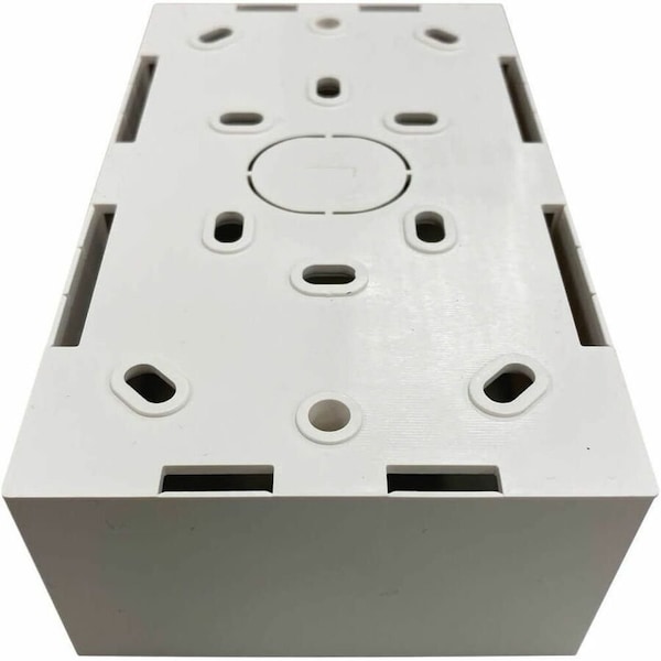 Tripp Lite DOUBLE-GANG SURFACE MOUNTING BOX UK STYLE 86 X 147 X 47MM WHITE - N042U-MB2