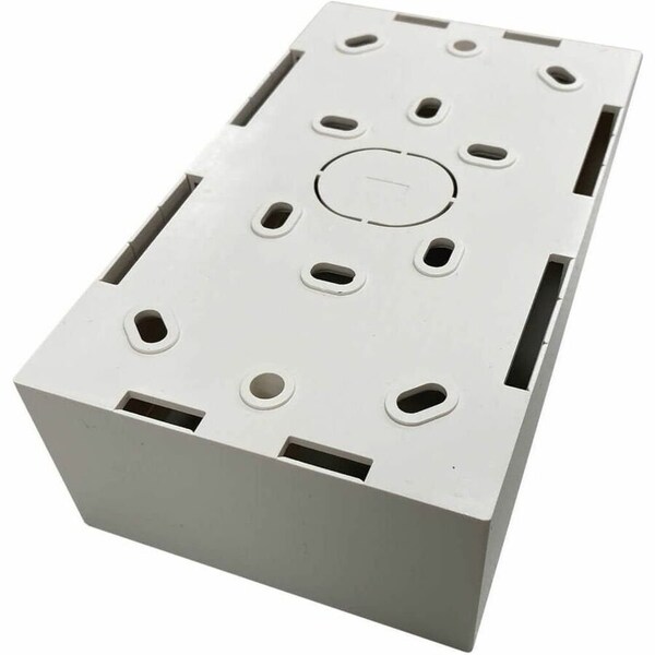 Tripp Lite DOUBLE-GANG SURFACE MOUNTING BOX UK STYLE 86 X 147 X 47MM WHITE - N042U-MB2