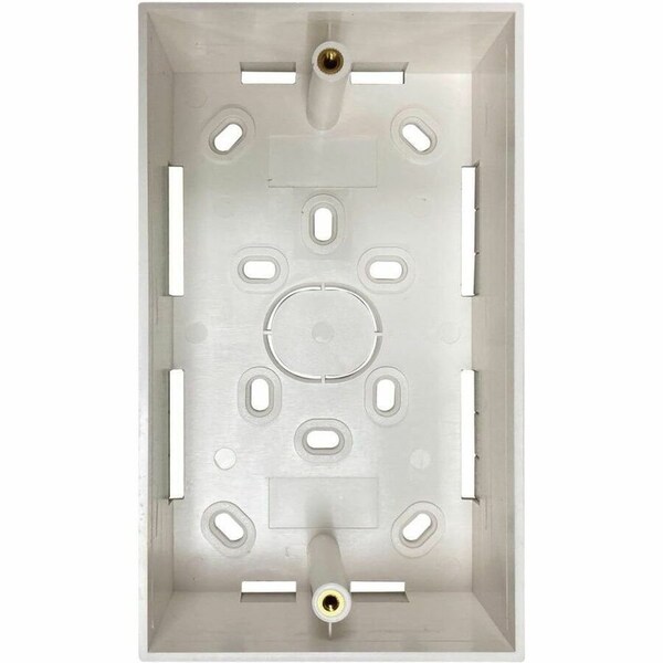 Tripp Lite DOUBLE-GANG SURFACE MOUNTING BOX UK STYLE 86 X 147 X 47MM WHITE - N042U-MB2