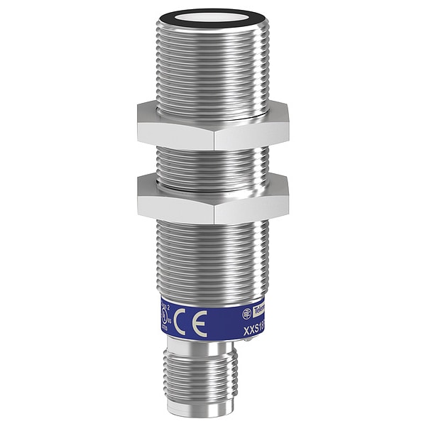Sensor ultrasónico cilíndrico Telemecanique Sensors, 18 mm de diámetro - XXS18B1PM12