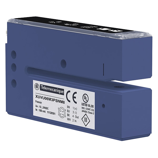 Sensor de etiquetas ultrasónico Npn M8 4P - XUVU06M3NSNM8 de Telemecanique Sensors.