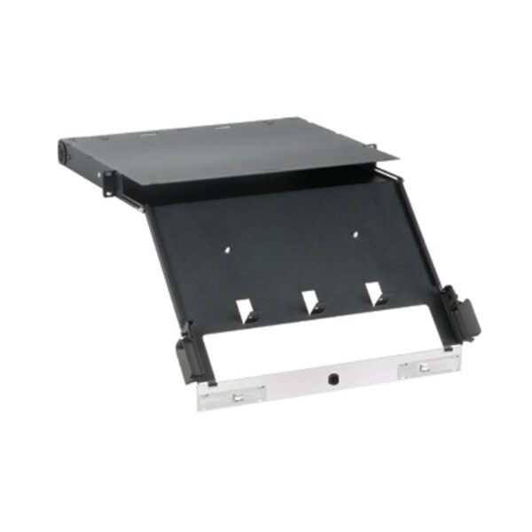 Kilowatt 1U Opticom Rack Mount Fiber Enclosure Black - KI3751930