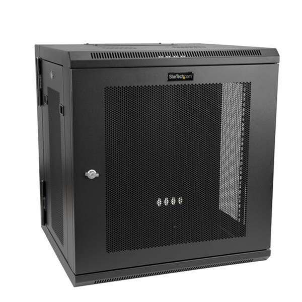 Ezgeneration 12U Wall-Mount Server Rack Cabinet - Up to 17 in. Deep - Hinged Enclosure - EZ863326