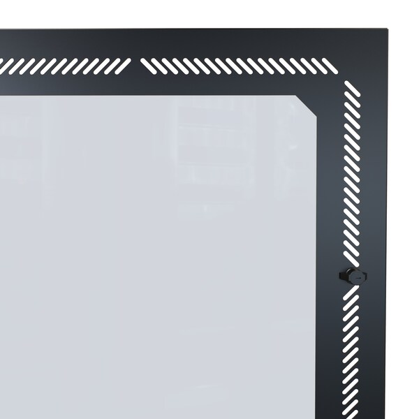 Hammond Hammond 24U Vented Window Door RCSC - 24U Rack Height - RCSC19042WDBK1