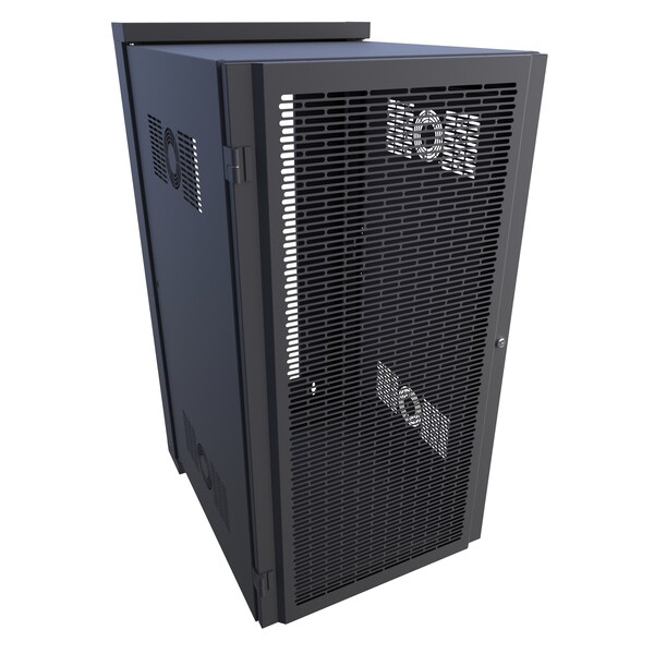 Hammond 24U 29D SWING-OUT WALL CABINET - HWM2424U26BK