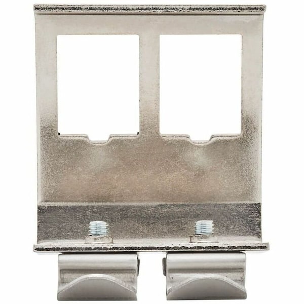 Tripp Lite 2-PORT METAL DIN-RAIL MOUNTING MODULE FOR SNAP-IN KEYSTONE JACKS - N063-002
