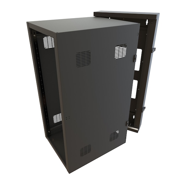 Hammond 27U 24W 35D SWING WALL CABINET - HWC2427U35BK