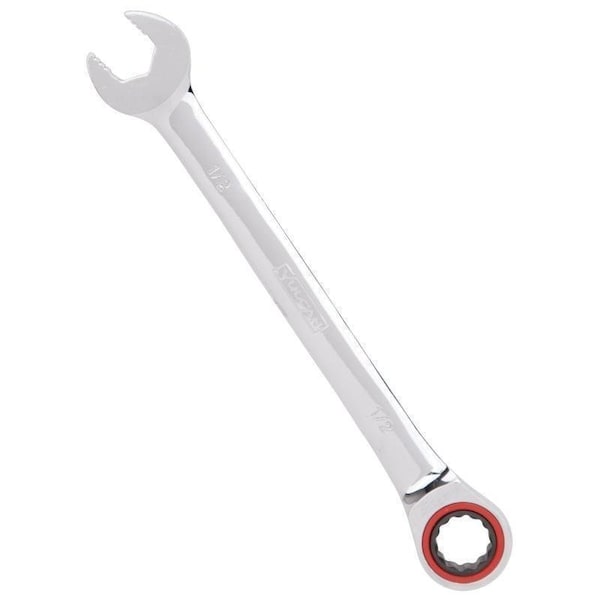 Llave combinada Vulcan, SAE, Cabeza de 1/2 pulgada, acero de vanadio cromado, espejo pulido - PG1/2