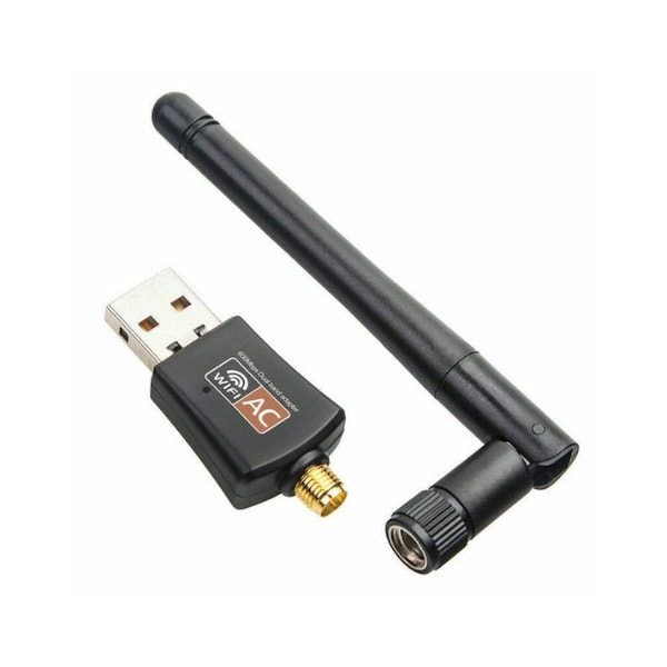 Sanoxy 600Mbps Wireless USB Wifi Adapter Dongle Dual Band 2.4G/5GHz W/Antenna 802.11AC - SANOXY-CABLE46