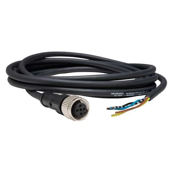 Cable de conexión Telemecanique Sensors, 6.56 ft., Negro, 250VCA/300VCD - XZCP1164L2